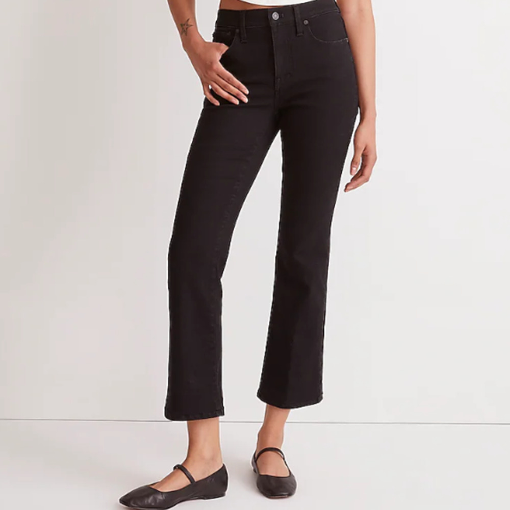 Madewell Women's Black Straight Leg Jeans